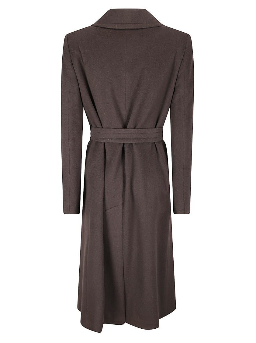 Tagliatore Tailored Virgin Wool And Cashmere Long Coat