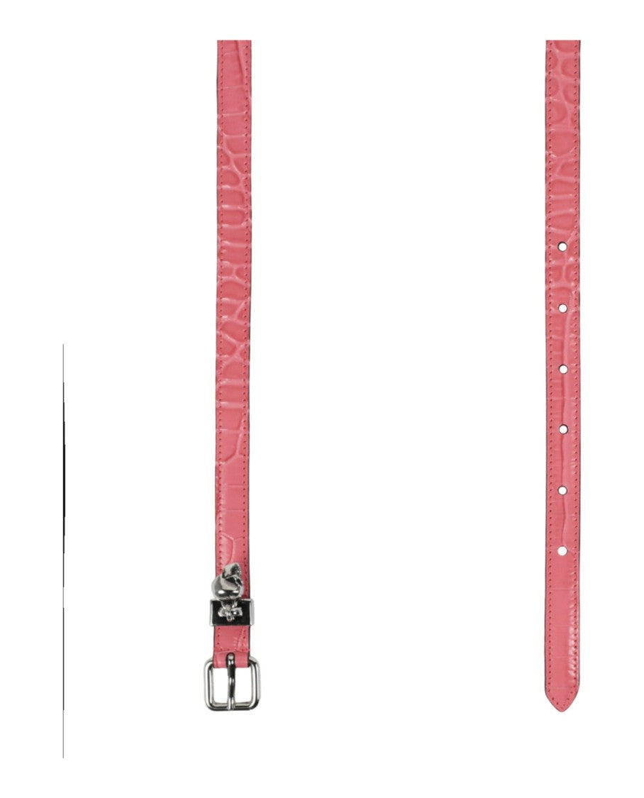 Alexander Mcqueen Thin Double Wrap Skull Belt