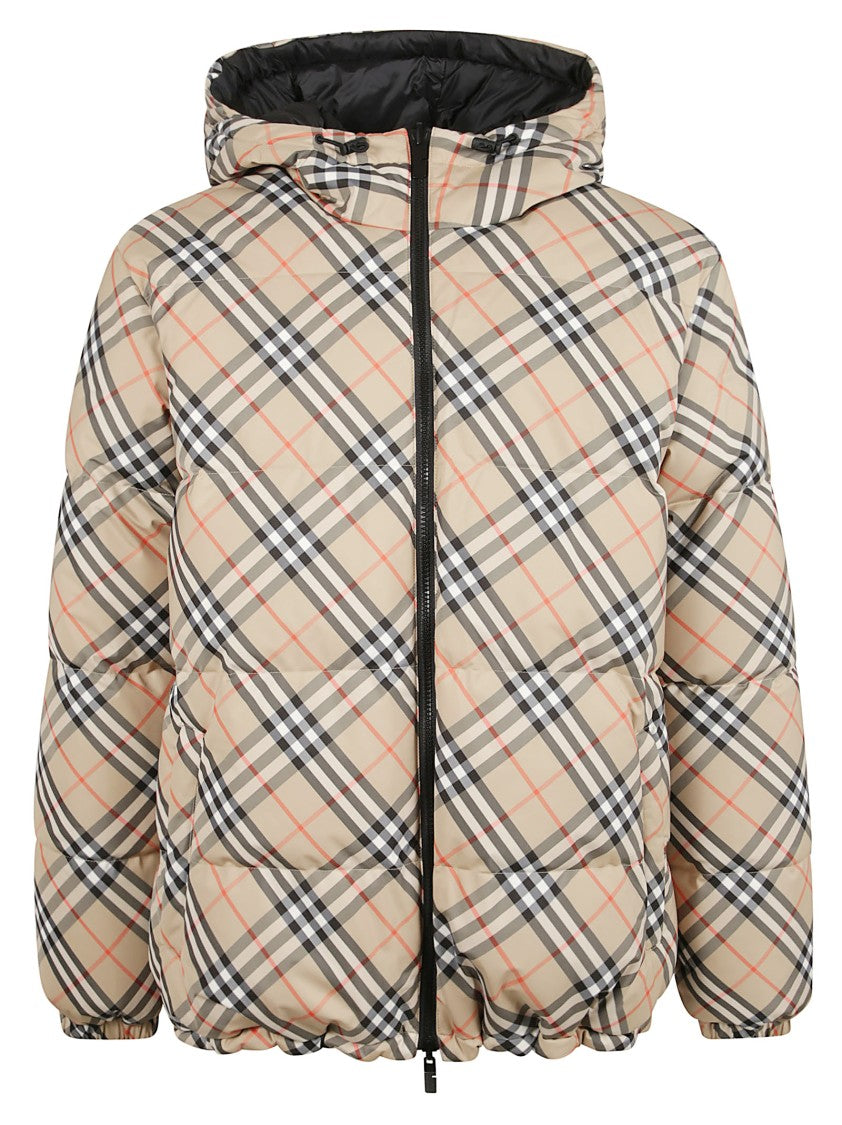 Burberry Quilted Puffer Jacket With Adjustable Drawstring