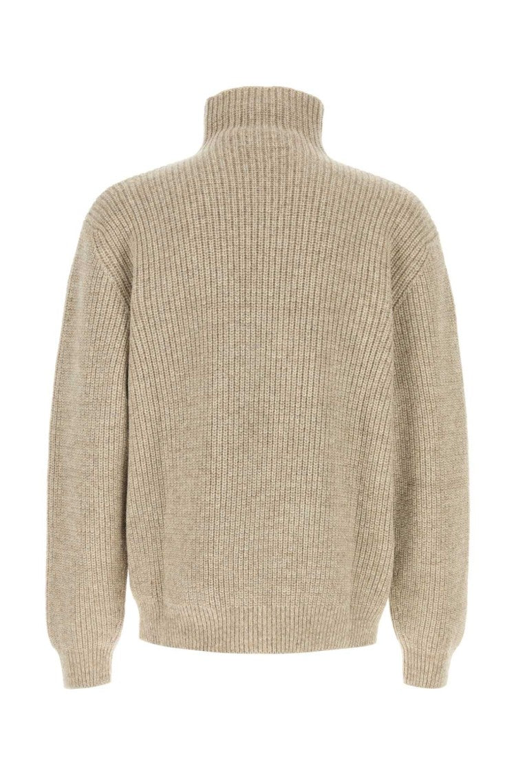 Lemaire Cappuccino Wool Oversize Sweater
