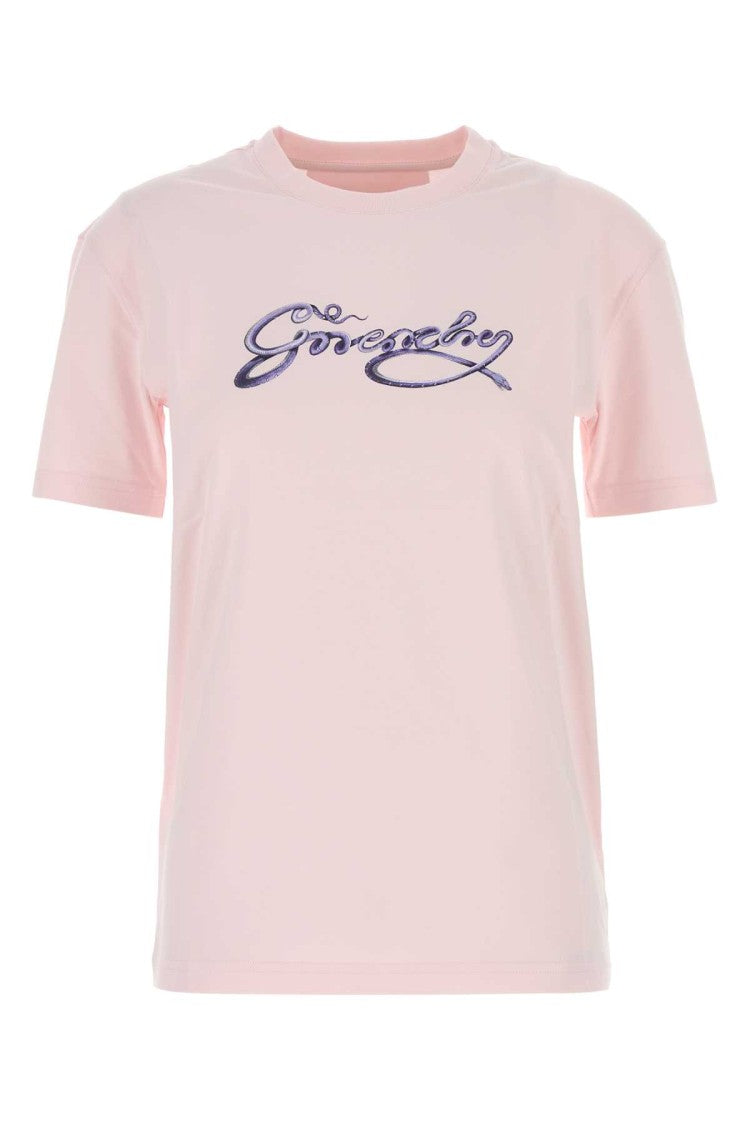 Givenchy Pastel Pink Cotton T-Shirt