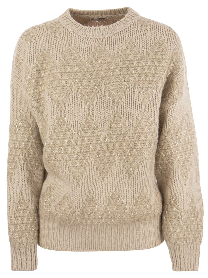 Brunello Cucinelli Wool, Silk And Cashmere Sweater