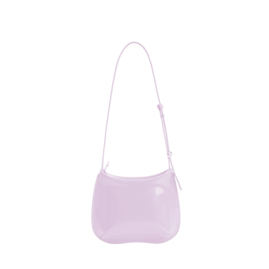 Jacquemus Rosa Chiaro Leather Shoulder Bag With Adjustable Handle