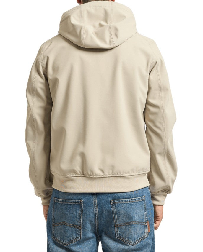 K-Way Fitted Light Beige Casual Jacket
