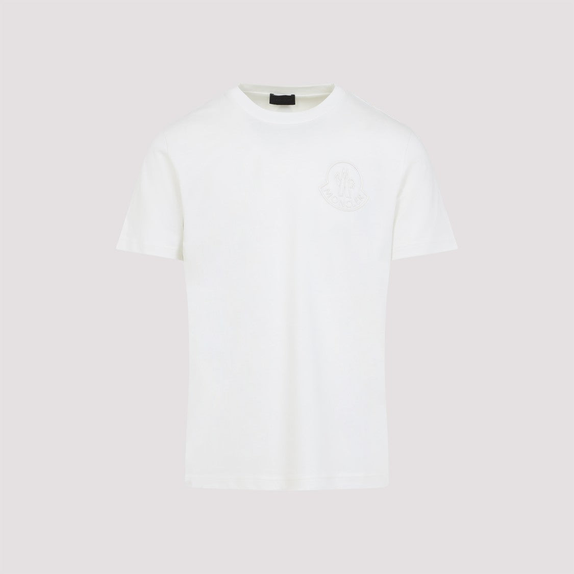 Moncler White Cotton Short Sleeves T-Shirt