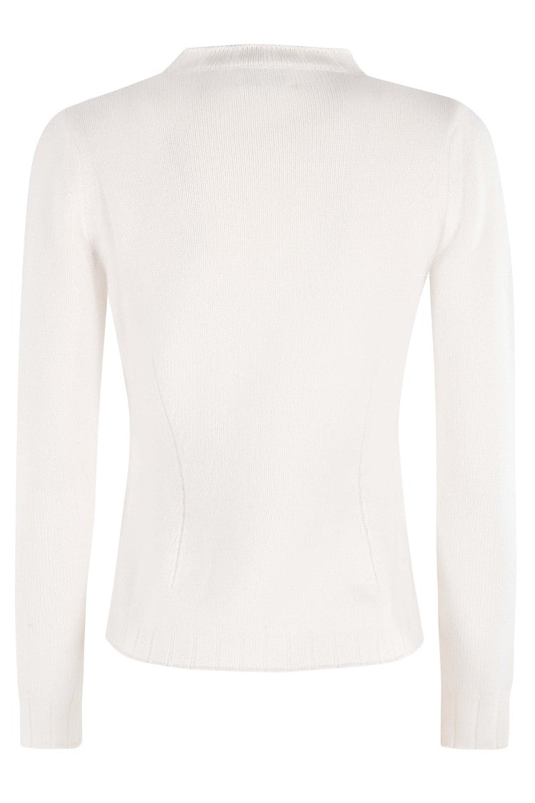 Malo Finely Knit Crew Neck Cashmere Sweater