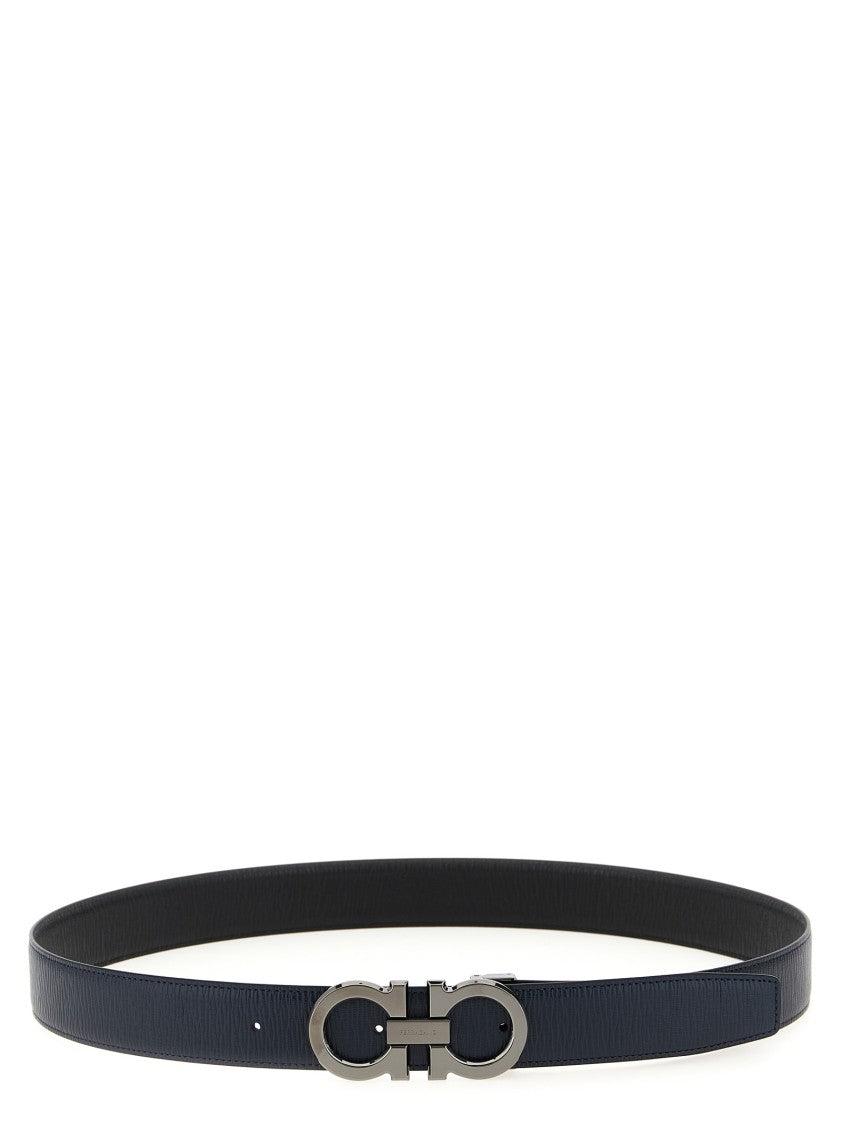 Ferragamo Gancini' Reversible Belt