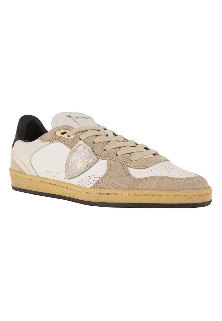 Philippe Model Pgal Low Soft Leather Suede Low-Top Sneakers
