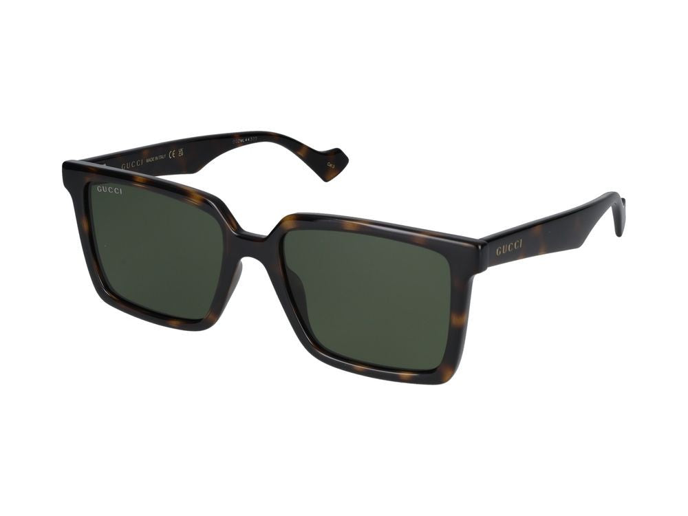 Gucci Havana Square-Frame Sunglasses