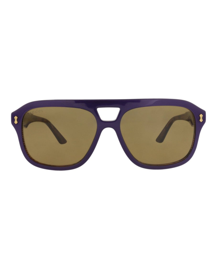 Gucci Aviator-Frame Recycled Acetate Sunglasses