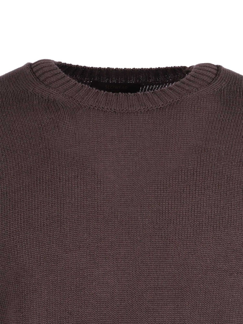Slowear Zanone Giro Ml Ribbed Pullover Sweater