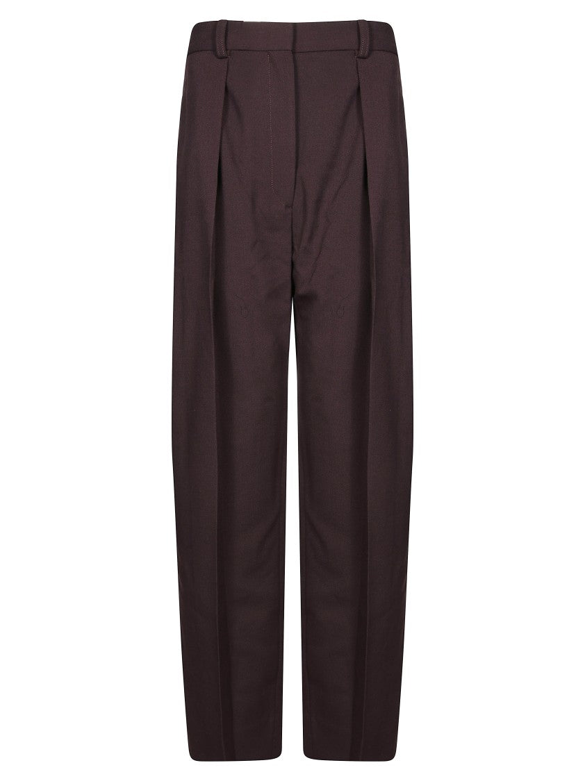Victoria Beckham High Waist Tailored Pants With Straight-Leg Silhouette