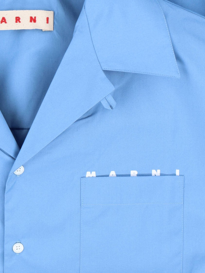 Marni Bowling Shirt – Light Blue