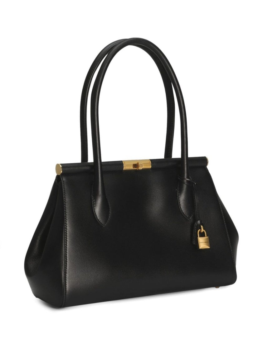 Dolce & Gabbana Structured Black Handbag