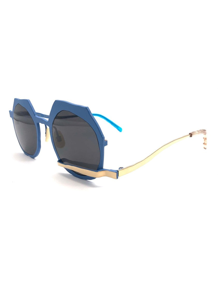 Masahiromaruyama Metallic Mm/0089 No. 4 Geometric Sunglasses