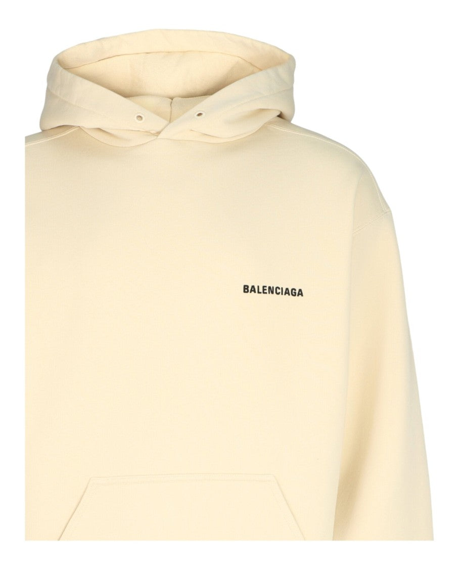 Balenciaga Embroidered Logo Hoodie
