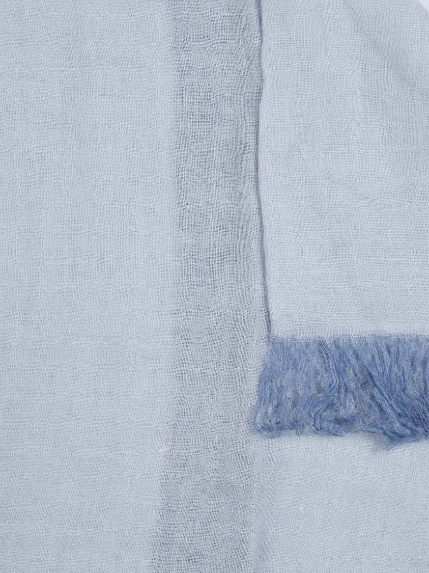 Faliero Sarti Light Blue Kashy Cashmere Blend Scarf