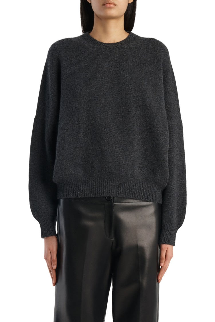 Khaite Smoke Grey Margaux Cashmere Sweater