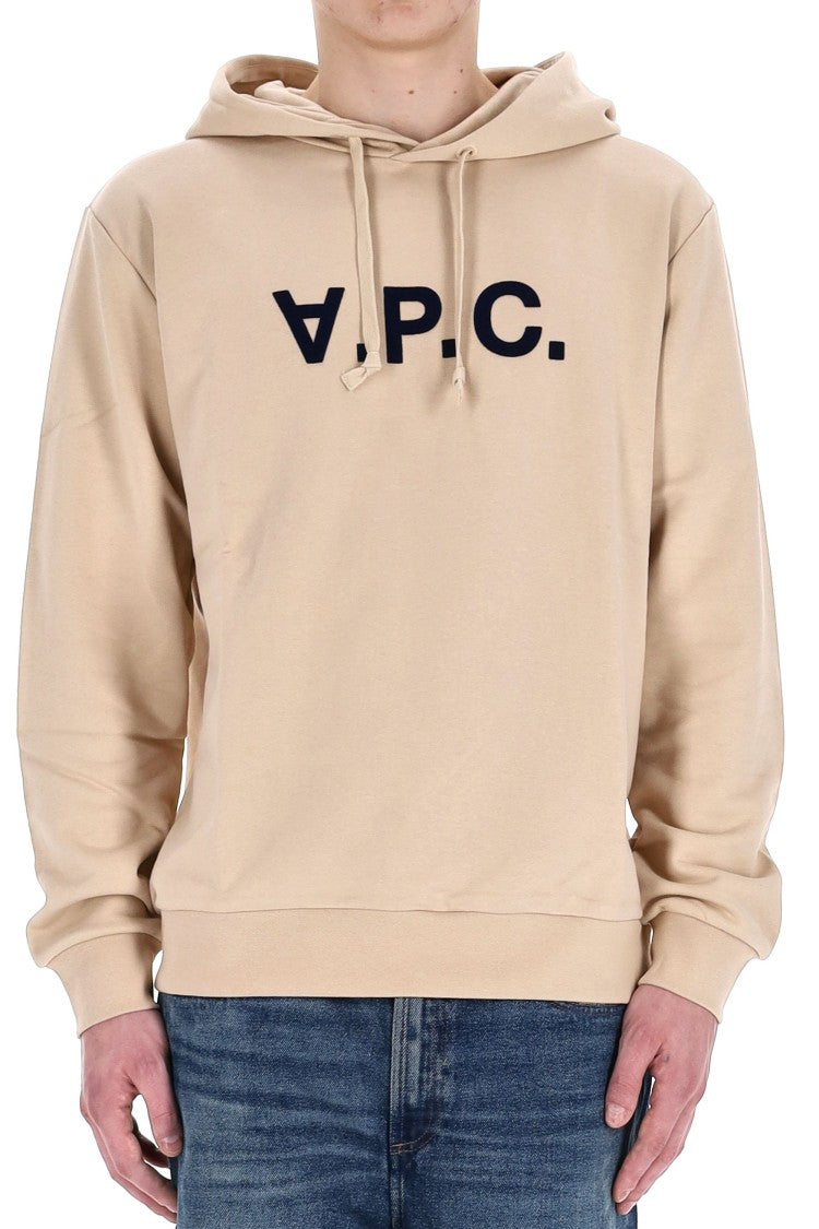 A.P.C. Cotton Crewneck Sweatshirt With Central Logo