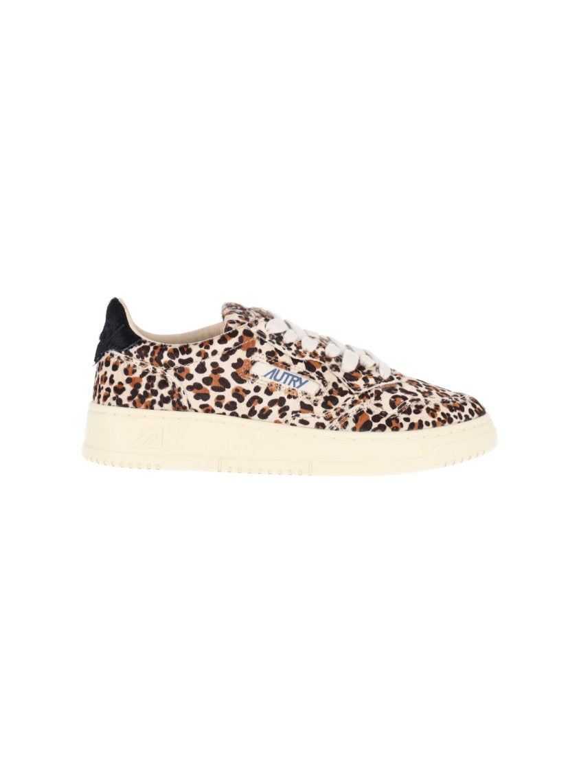 Autry Animalier Leather Medalist Sneakers