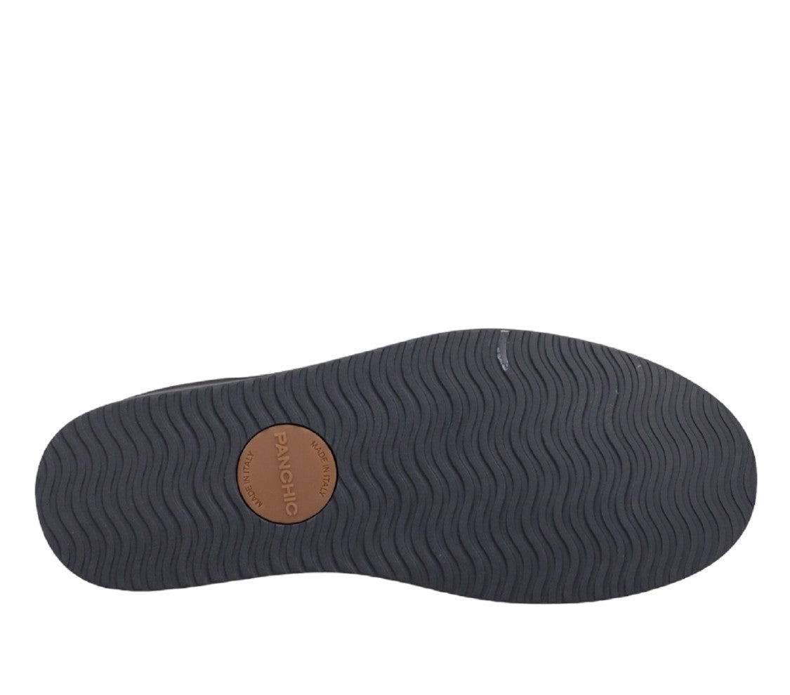 Panchic Grey Leather Shoes