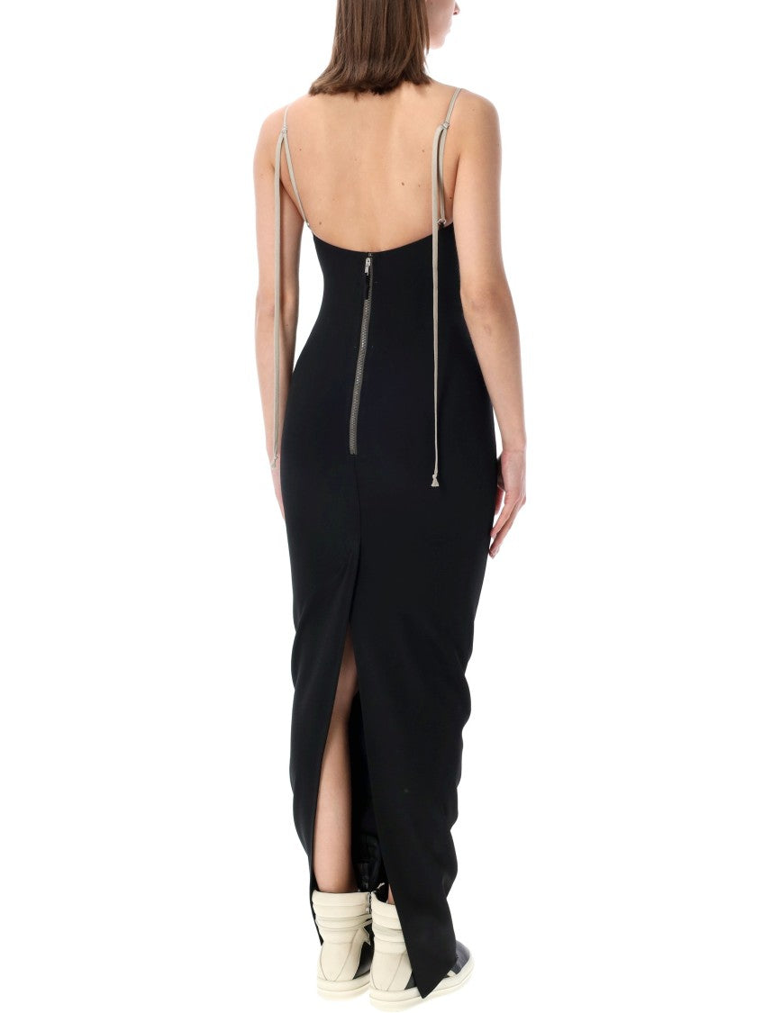 Rick Owens Body-Skimming Deep V Gown