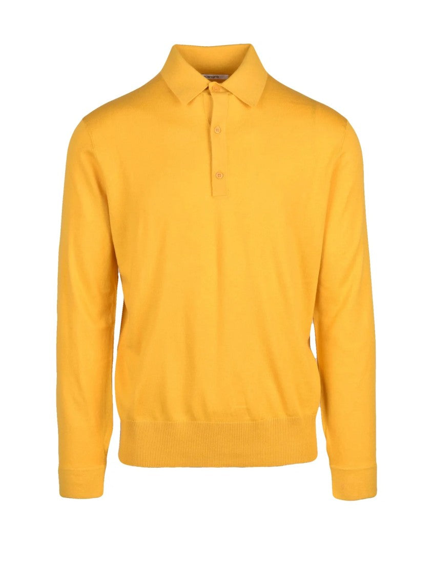 Kangra Kangra Knit Polo With Classic Collar And Button Details