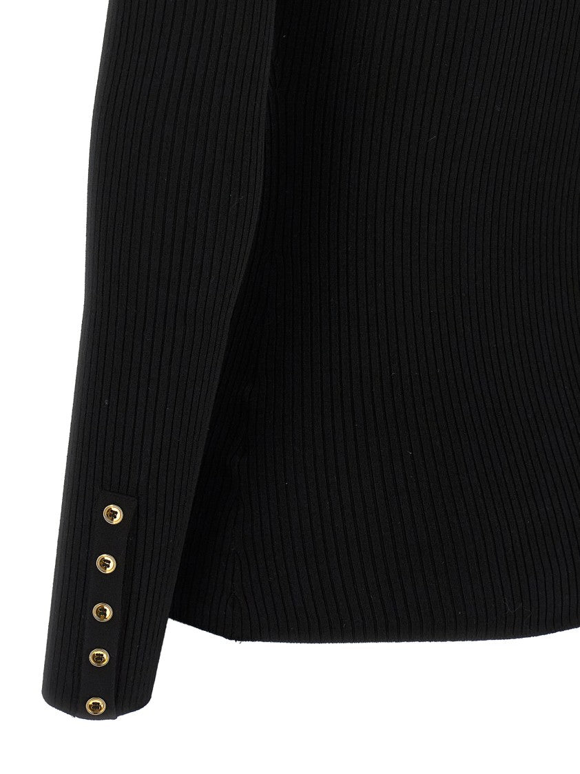 Elisabetta Franchi Ribbed Turtleneck Sweater