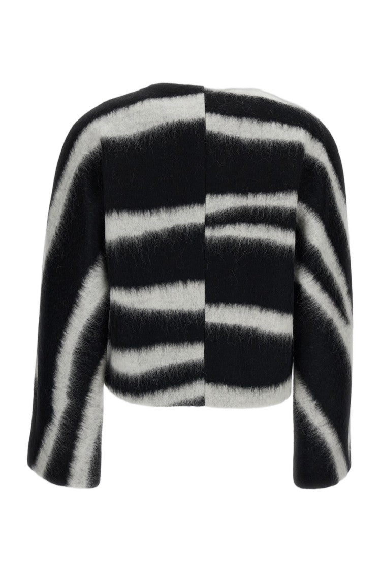Irie' Multicolor Striped Cropped Boxy Jacket
