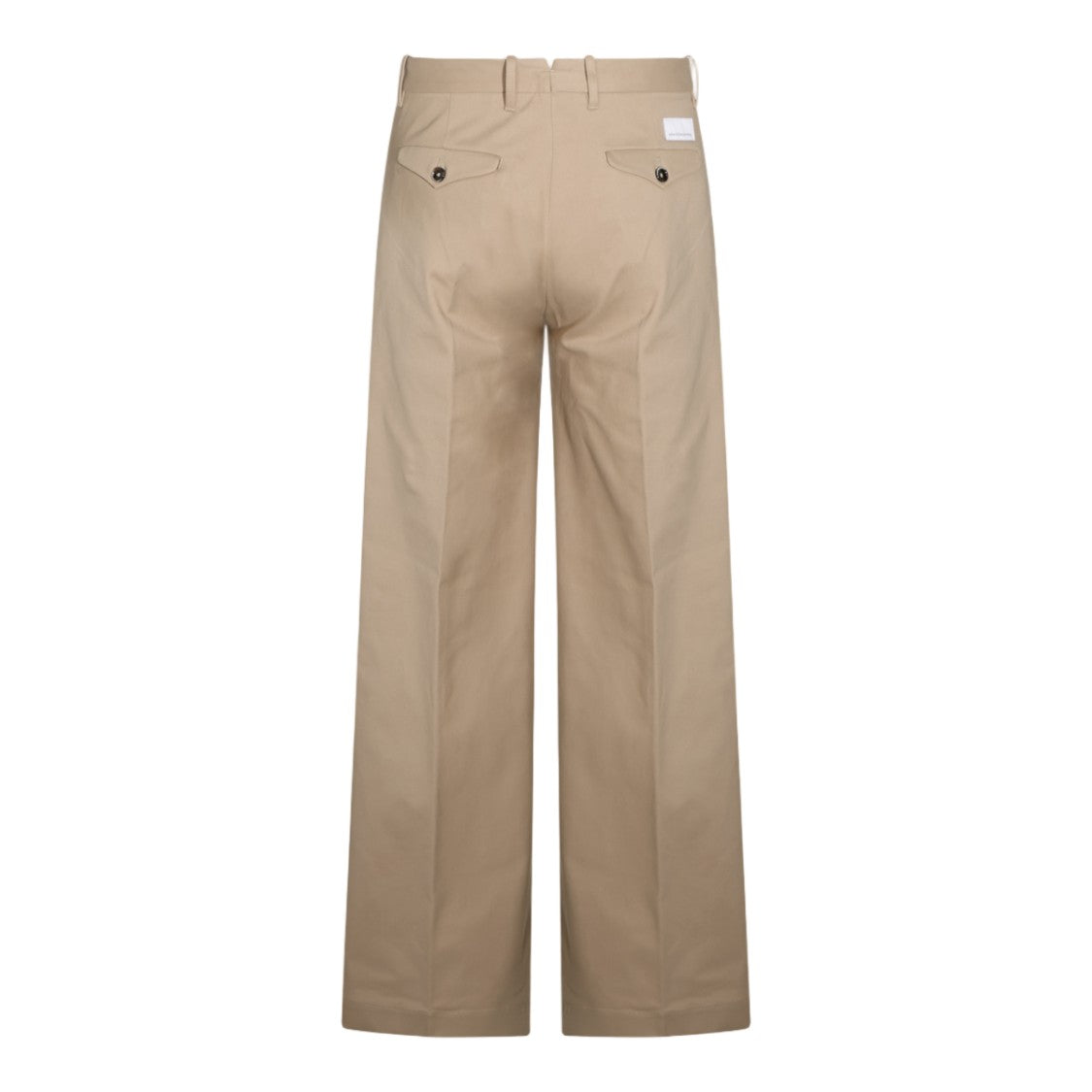 Nine In The Morning Tailored Buttoned Flap Pockets Straight-Leg Pants