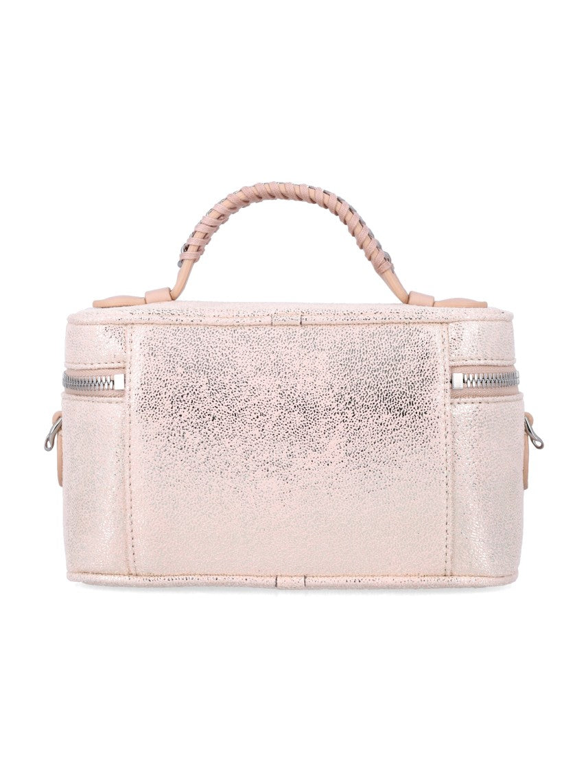 Stella Mccartney Vegan Leather Vanity Case With Braided Handle And Chain Strap