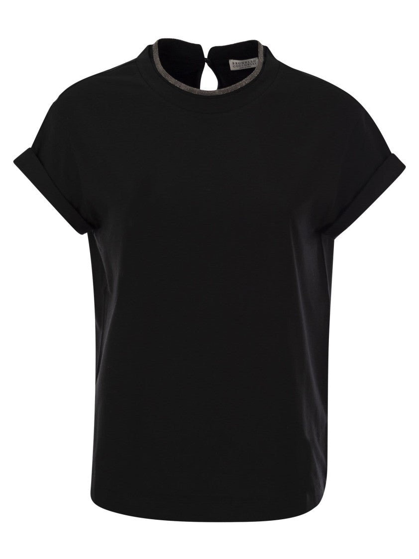 Brunello Cucinelli Stretch Cotton Jersey T-Shirt