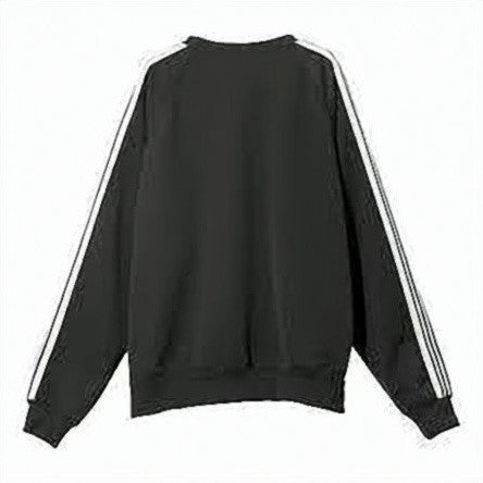 Needles Black Polyester White Stripe Sporty Top