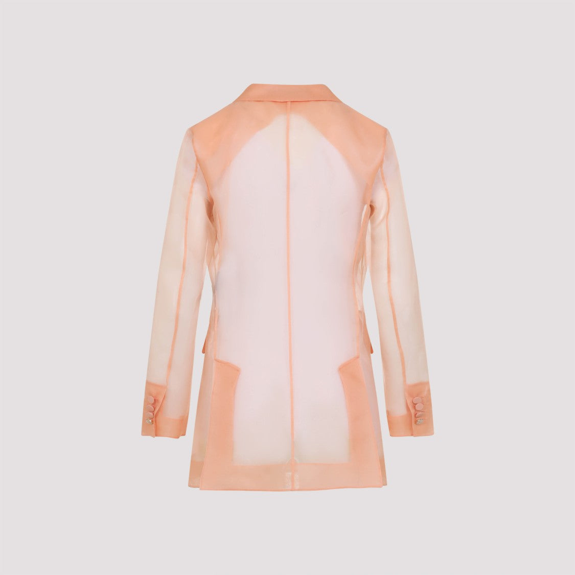 Max Mara Double-Breasted Silk Jacket