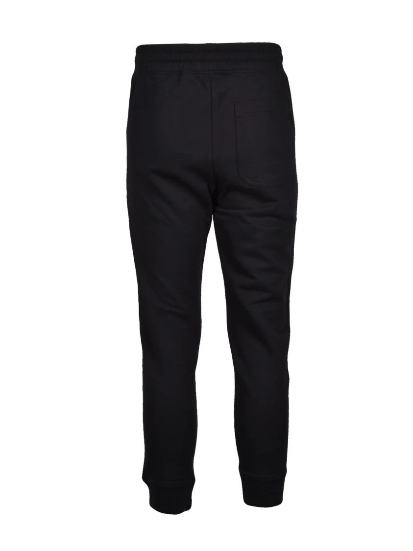 Vivienne Westwood Relaxed Fit Black Cotton Track Trousers With Signature Branding