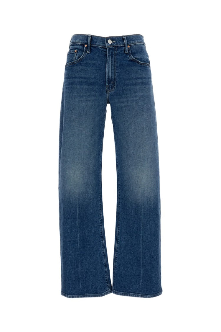 Mother Mid-Rise Wide-Leg Jeans