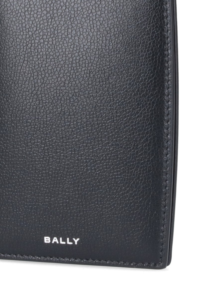 Bally Bi-Fold Logo Wallet – Black