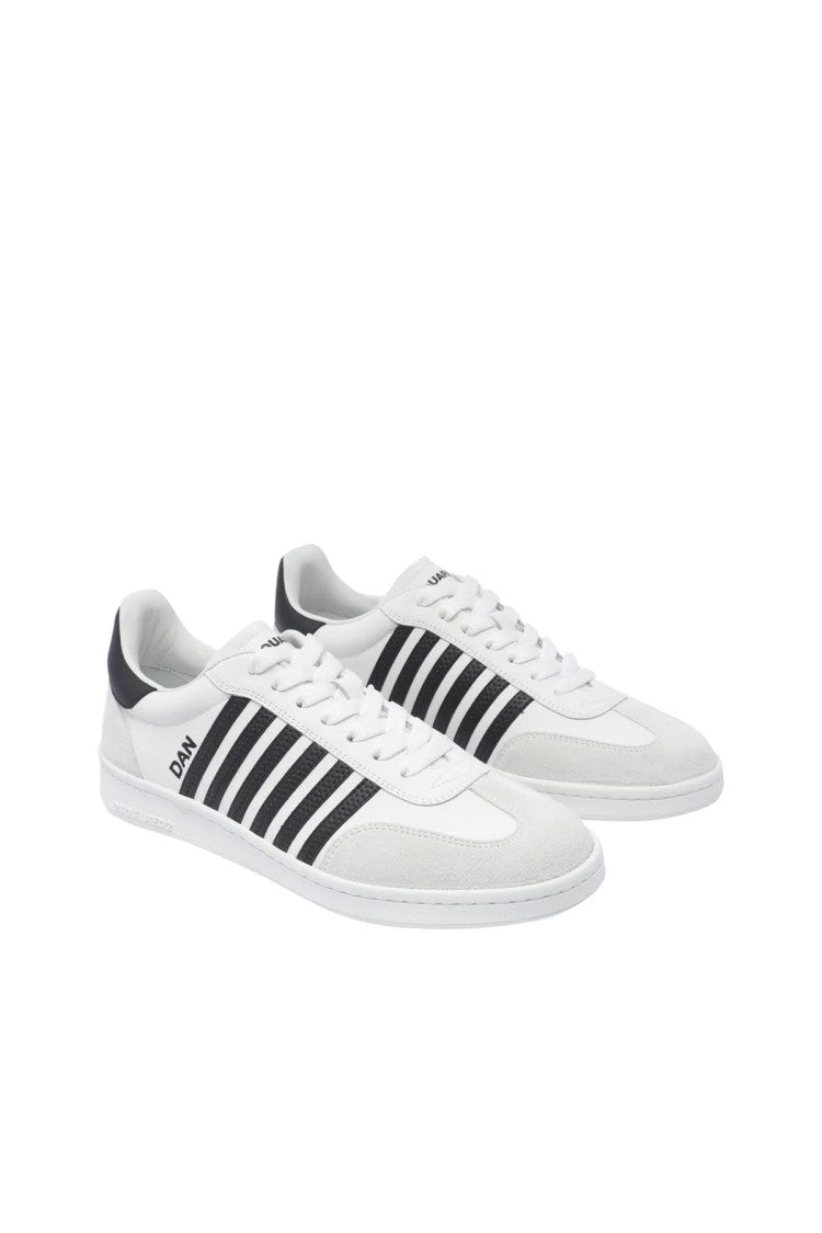 Dsquared2 Multicolor Dan Striped Leather Sneakers