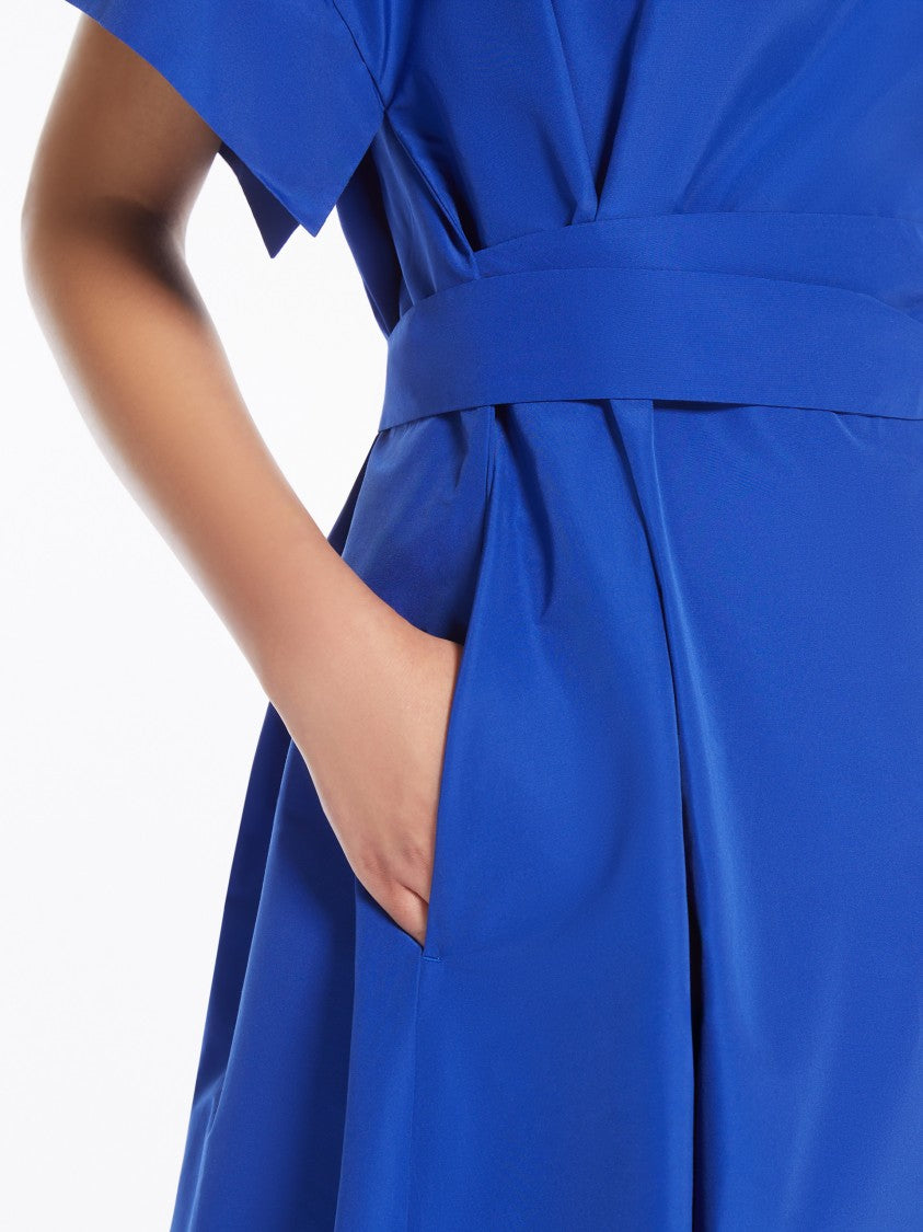 Max Mara Vibrant Blue A-Line Midi Dress