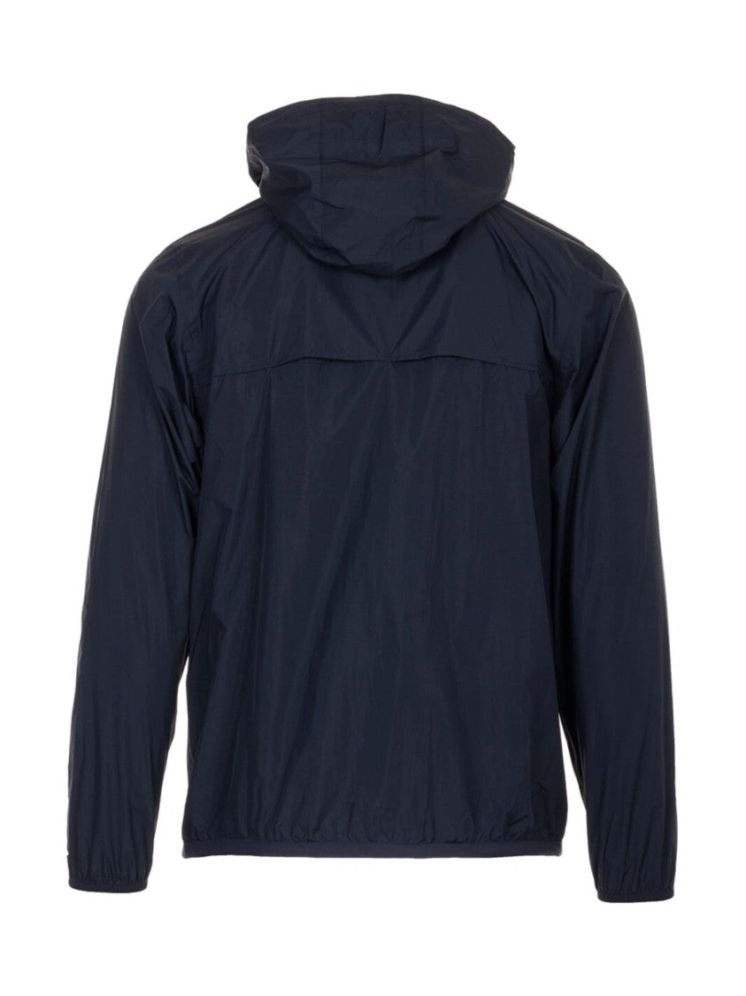 K-Way Dark Navy Le Vrai Hooded Jacket