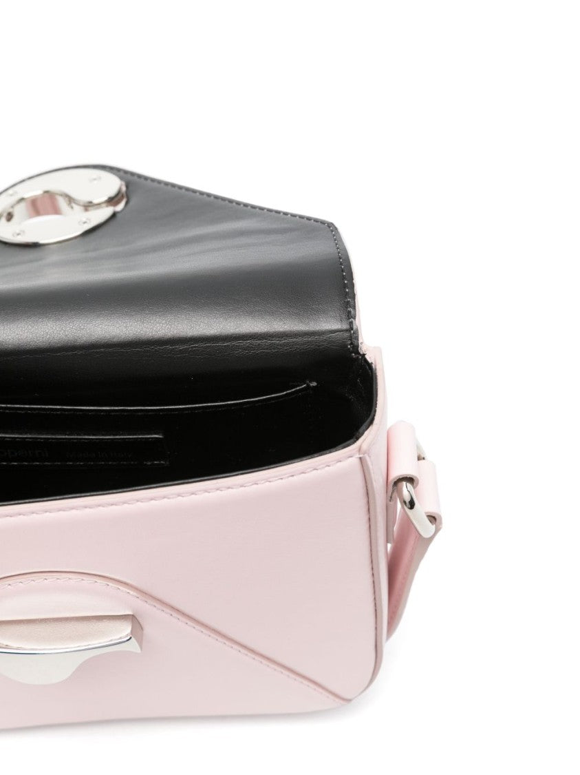 Coperni Light Pink Shoulder Bag With Clasp Fastening And Adjustable Strap