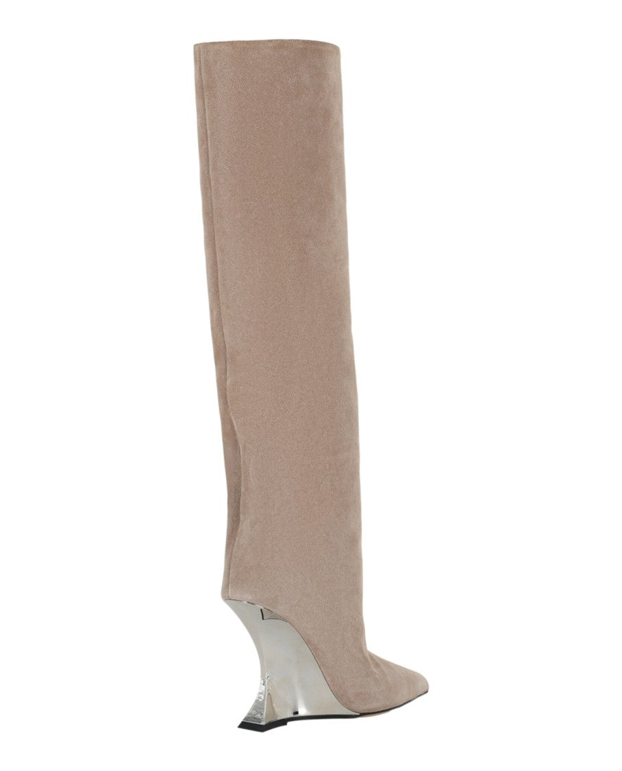 Paris Texas Nina Suede Knee-High Boots