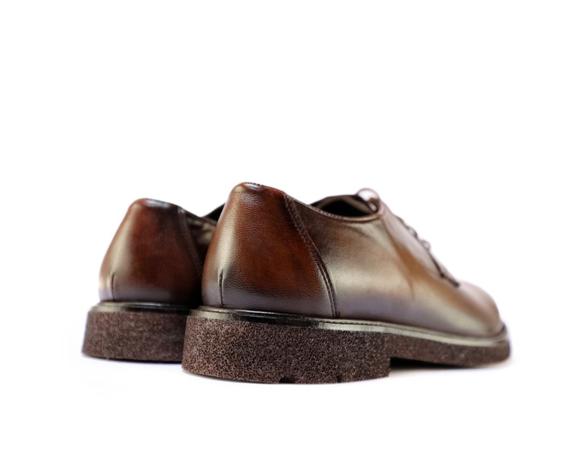Ton Gout Polished Leather Derby Dress Shoes