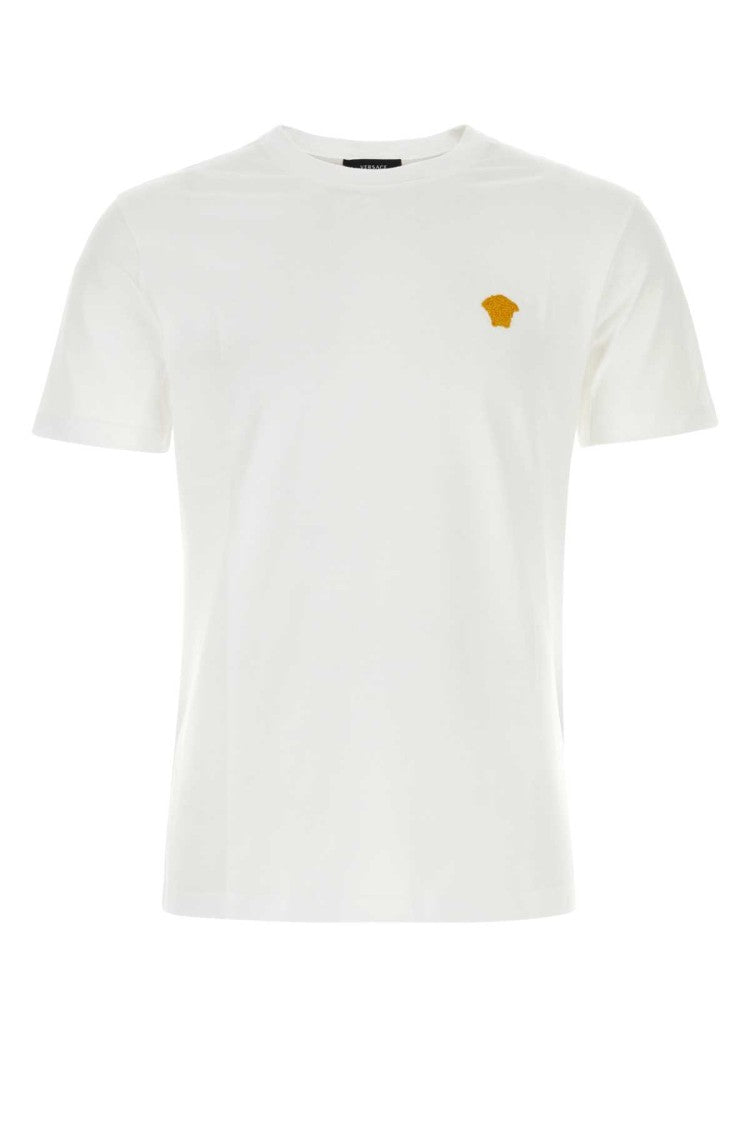 Versace White Cotton T-Shirt