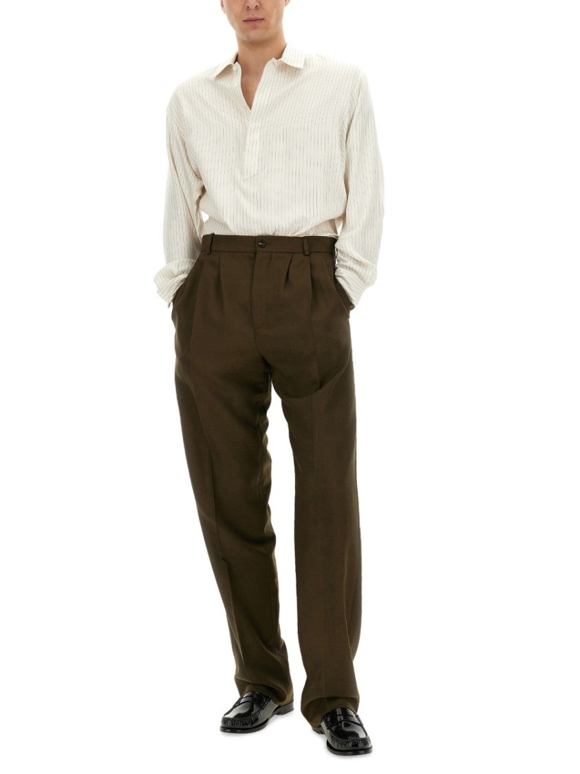 Saint Laurent Striped Tunic Shirt