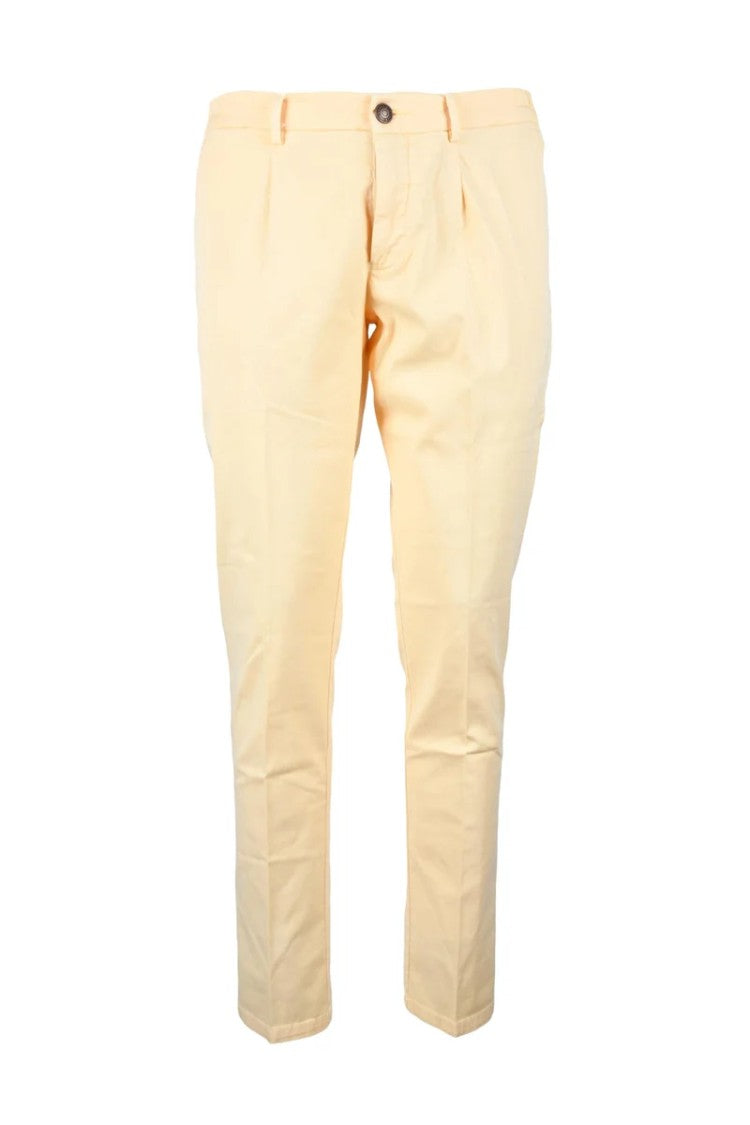 Fradi Fradi Trousers Cotton Lyocell Stretch - Yellow