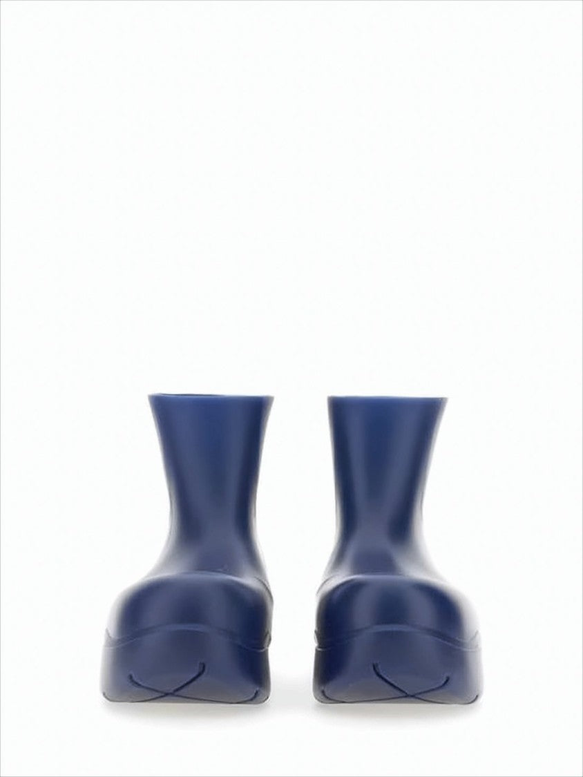 Bottega Veneta Matte Rubber Ankle Boots