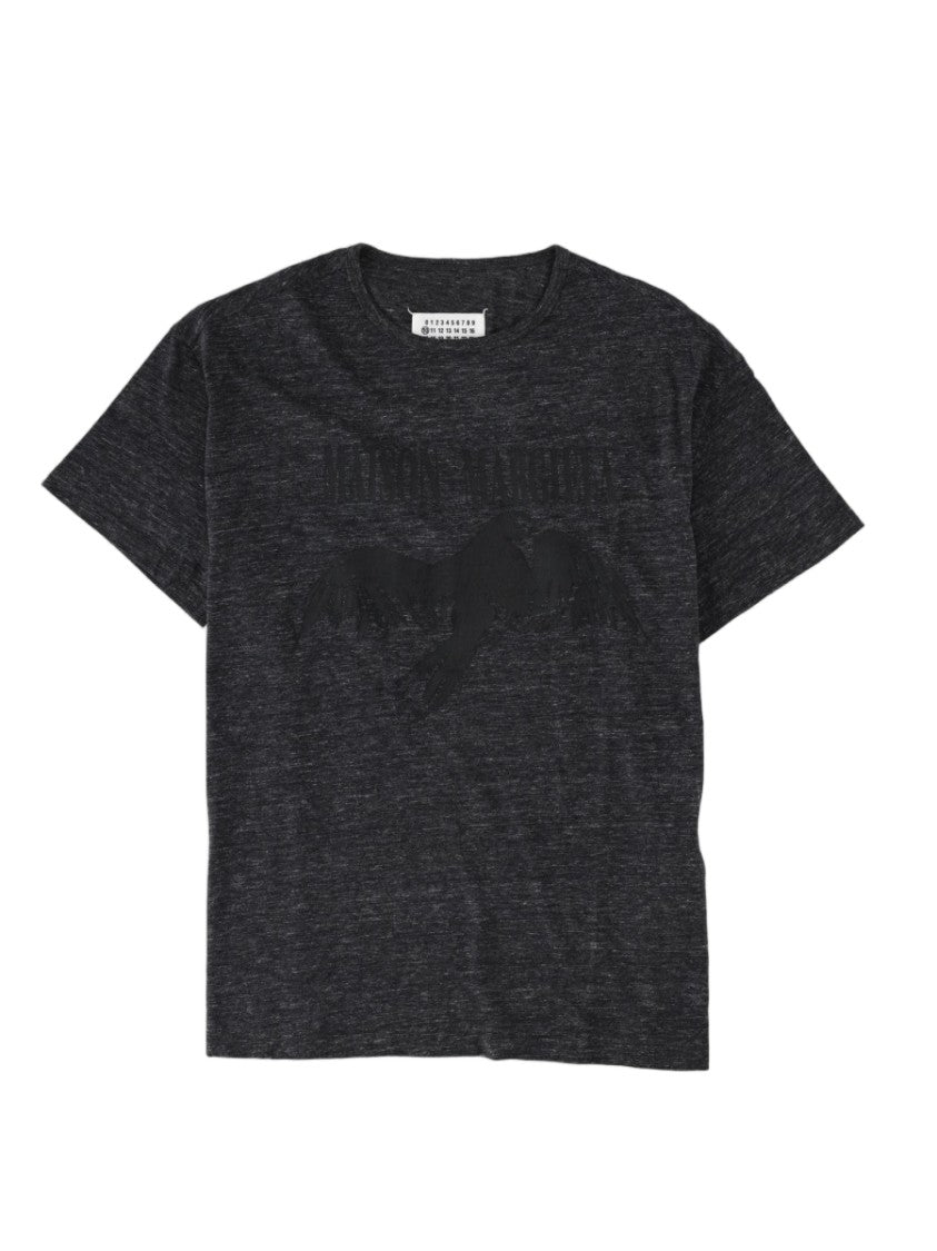 Maison Margiela Heathered Grey Short-Sleeve Cotton T-Shirt