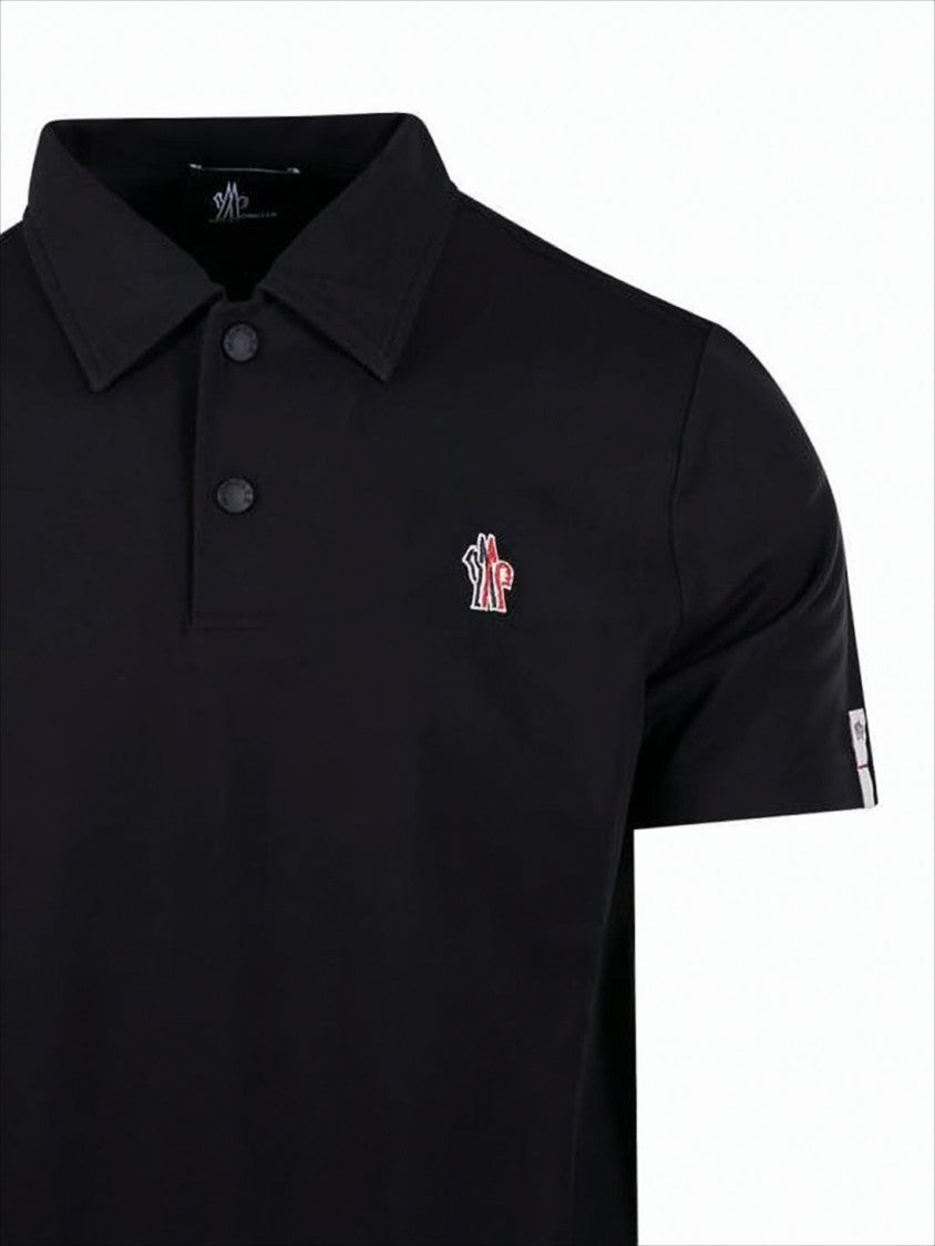 Moncler Short-Sleeved Polo Shirt With Classic Collar