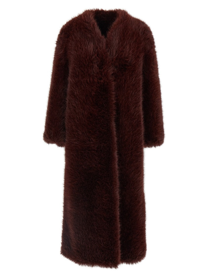 B&B Couture Biscuit' Eco Fur Coat